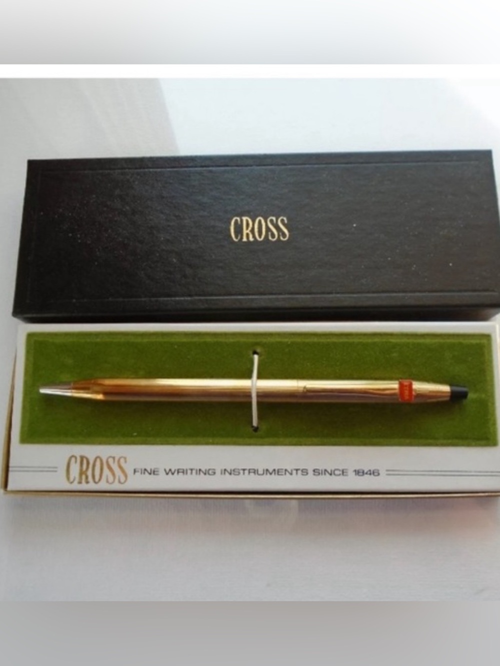 VINTAGE NOS 12K GOLD FILLED CROSS BALLPOINT 6602 in Original box